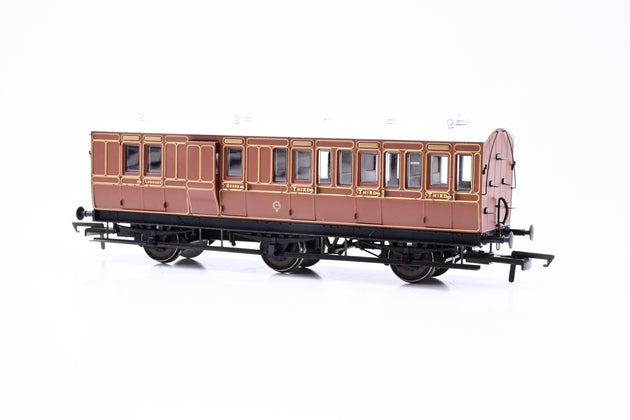Hattons OO Gauge H4-6BT-1601B 6 Wheel Brake 3rd LBSCR Umber No.156 - Boxed