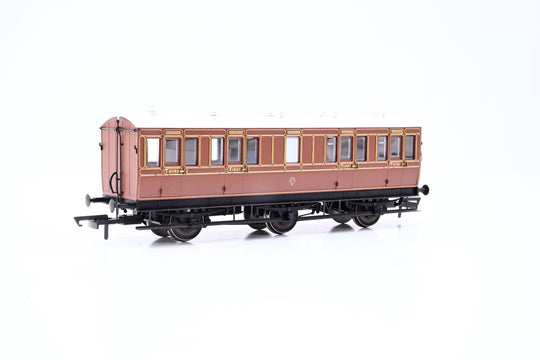 Hattons OO Gauge H4-6CL-1601 6 Wheel Composite Lavatory (1st/3rd) LBSCR Umber No.271 - Boxed