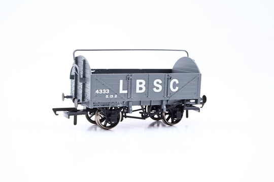 Kernow Model Rail Centre OO Gauge SB009V LBSC 5 Plank Open Wagon LBSC Grey No.4333 - Boxed