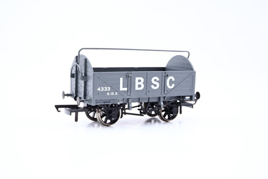 Kernow Model Rail Centre OO Gauge SB009V LBSC 5 Plank Open Wagon LBSC Grey No.4333 - Boxed