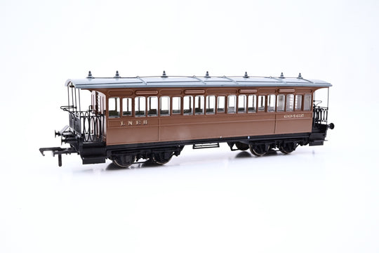 Rapido OO Gauge 919001 W&U Bogie Tramcar Third Class LNER Brown No.60461 - Boxed