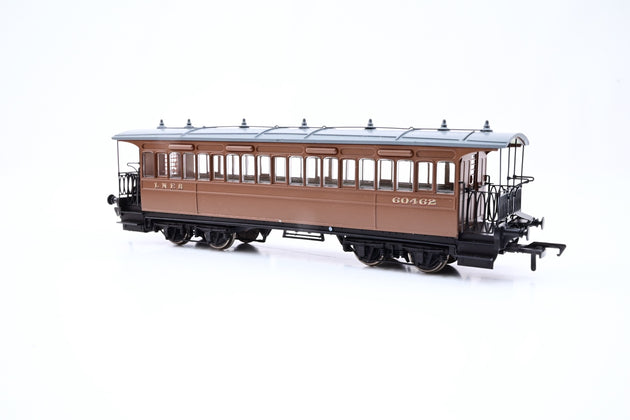 Rapido OO Gauge 919001 W&U Bogie Tramcar Third Class LNER Brown No.60461 - Boxed