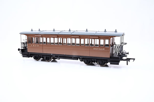 Rapido OO Gauge 919001 W&U Bogie Tramcar Third Class LNER Brown No.60461 - Boxed