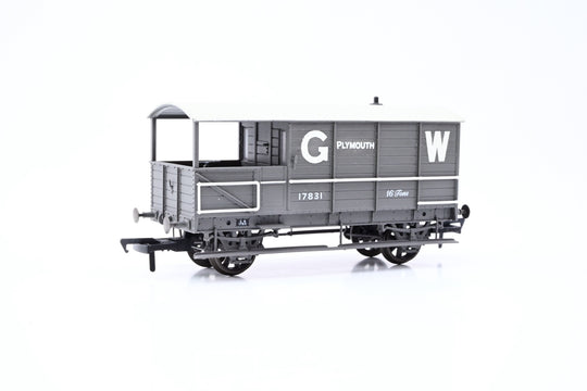 Oxford Rail OO Gauge OR76TOB001 GWR 4 Wheel Planked (early) 'Plymouth' No.17831 - Boxed