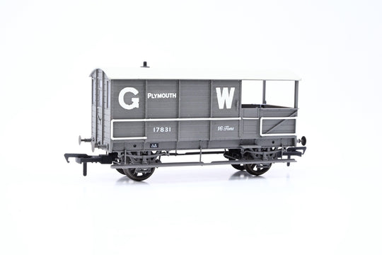 Oxford Rail OO Gauge OR76TOB001 GWR 4 Wheel Planked (early) 'Plymouth' No.17831 - Boxed