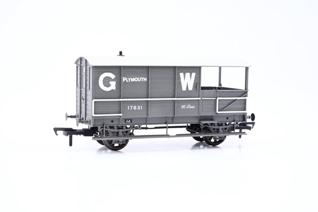Oxford Rail OO Gauge OR76TOB001 GWR 4 Wheel Planked (early) 'Plymouth' No.17831 - Boxed