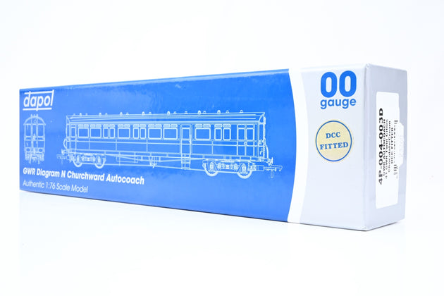 Dapol OO Gauge 4P-004-003D GWR Autocoach Twin Cities Chocolate/Cream No.41 - DCC Fitted, Boxed