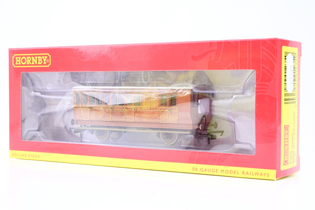 Hornby OO Gauge R40416 IoWCR 4 Wheel Brake 3rd Class Coach No.12 - Boxed