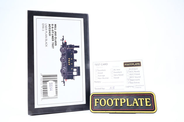 Accucrascale OO Gauge ACC2431 Hill J68 Class 90609T LNER Plain Black No.7027 - Boxed