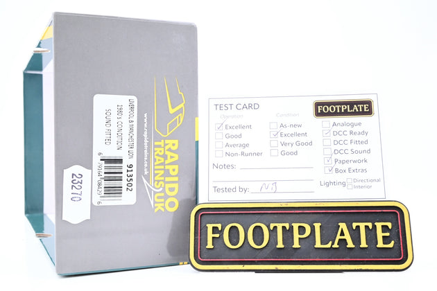 Rapido OO Gauge 903502 Liverpool & Manchester Lion 1980s Condition - Boxed