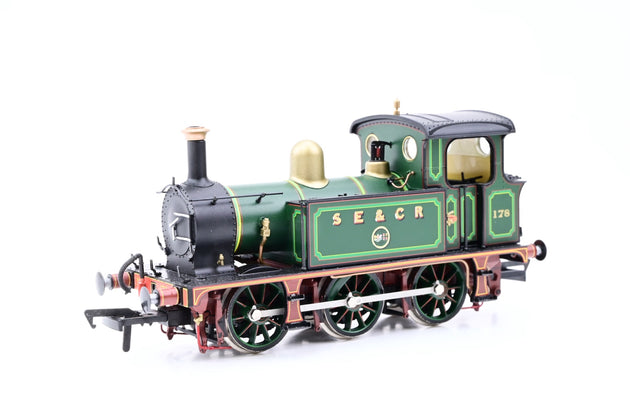 Hattons OO Gauge H4-P-001 SECR P Class 0-6-0T SE&CR Full Lined Green (with brass) No.178 - Boxed