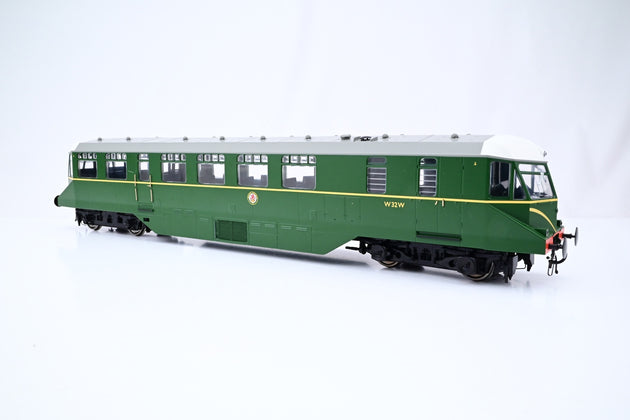 Heljan O Gauge 1904 BR Green ex-GWR Railcar - Boxed
