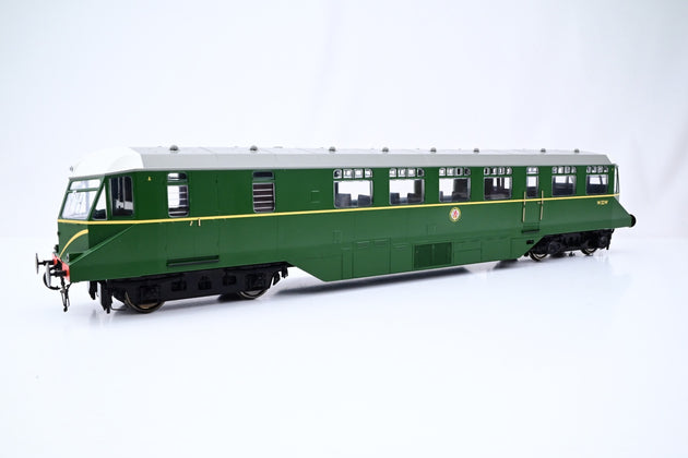 Heljan O Gauge 1904 BR Green ex-GWR Railcar - Boxed