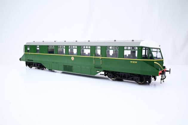 Heljan O Gauge 1904 BR Green ex-GWR Railcar - Boxed