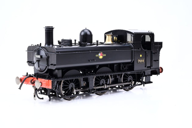 Dapol O Gauge 7S-025-002S Class 74xx Pannier BR Black Late Crest No.7444 - DCC Sound, Boxed