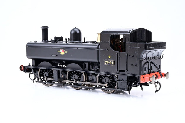 Dapol O Gauge 7S-025-002S Class 74xx Pannier BR Black Late Crest No.7444 - DCC Sound, Boxed