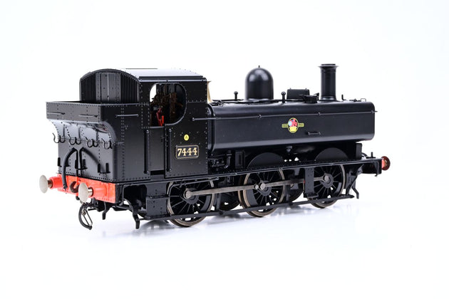 Dapol O Gauge 7S-025-002S Class 74xx Pannier BR Black Late Crest No.7444 - DCC Sound, Boxed