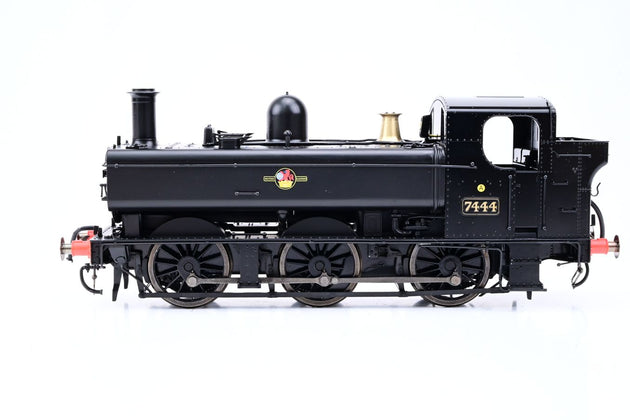 Dapol O Gauge 7S-025-002S Class 74xx Pannier BR Black Late Crest No.7444 - DCC Sound, Boxed