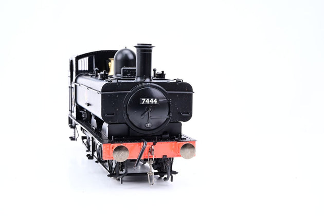 Dapol O Gauge 7S-025-002S Class 74xx Pannier BR Black Late Crest No.7444 - DCC Sound, Boxed