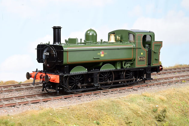 Dapol O Gauge 7S-024-004 Class 64XX Pannier BR Late Crest Lined Green No.6439 - Boxed