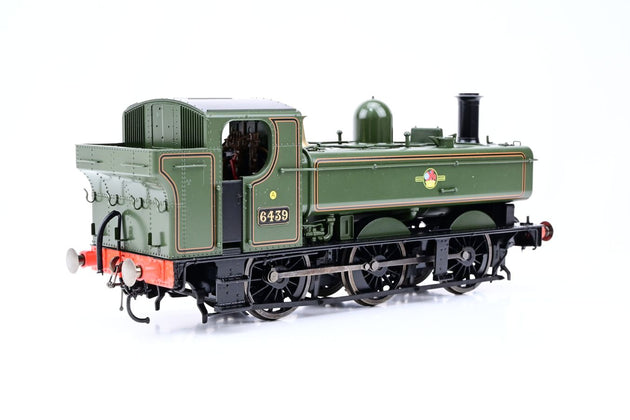 Dapol O Gauge 7S-024-004 Class 64XX Pannier BR Late Crest Lined Green No.6439 - Boxed
