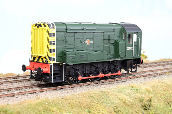 Dapol O Gauge 7D-008-009 BR Class 08 Green Late Crest w/ Wasp Stripes No.D3002 - Boxed