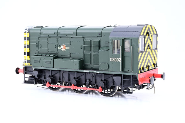 Dapol O Gauge 7D-008-009 BR Class 08 Green Late Crest w/ Wasp Stripes No.D3002 - Boxed