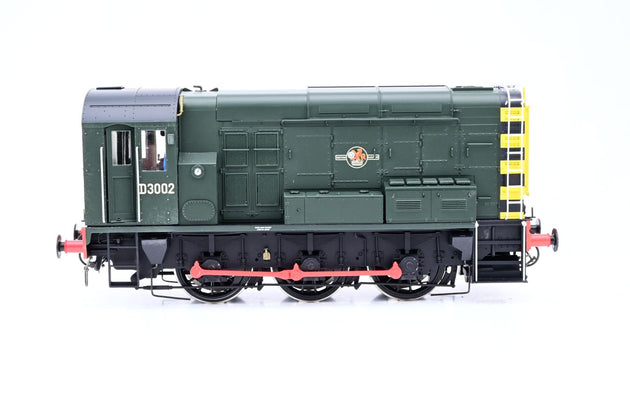 Dapol O Gauge 7D-008-009 BR Class 08 Green Late Crest w/ Wasp Stripes No.D3002 - Boxed