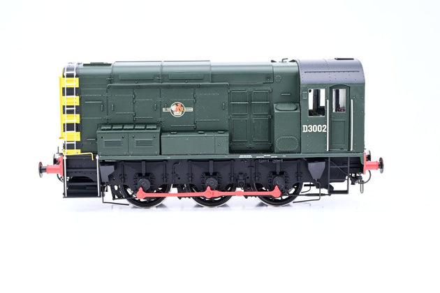 Dapol O Gauge 7D-008-009 BR Class 08 Green Late Crest w/ Wasp Stripes No.D3002 - Boxed