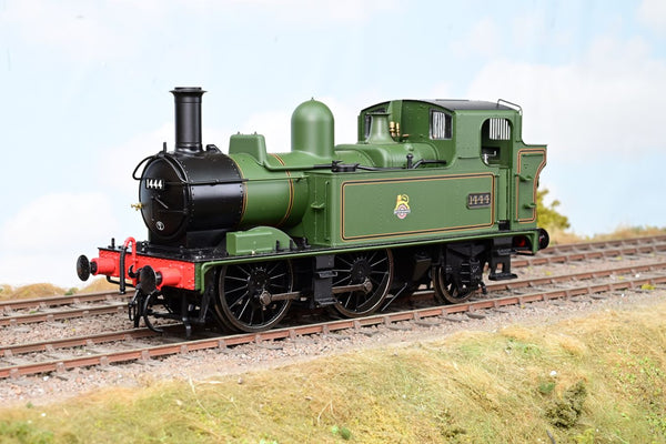Dapol O Gauge 7S-006-022 14xx Class BR Early Crest Lined Green A/fitted Top Feed No.1444 - Boxed