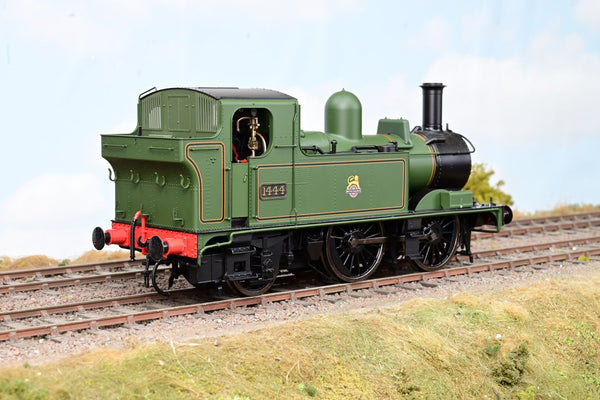 Dapol O Gauge 7S-006-022 14xx Class BR Early Crest Lined Green A/fitted Top Feed No.1444 - Boxed