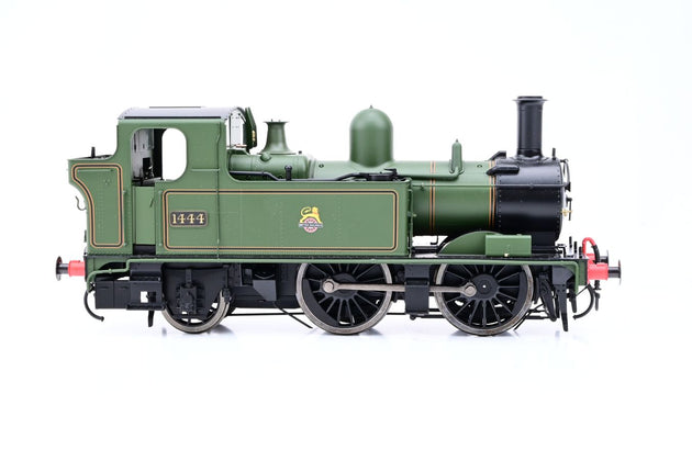Dapol O Gauge 7S-006-022 14xx Class BR Early Crest Lined Green A/fitted Top Feed No.1444 - Boxed