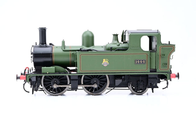Dapol O Gauge 7S-006-022 14xx Class BR Early Crest Lined Green A/fitted Top Feed No.1444 - Boxed