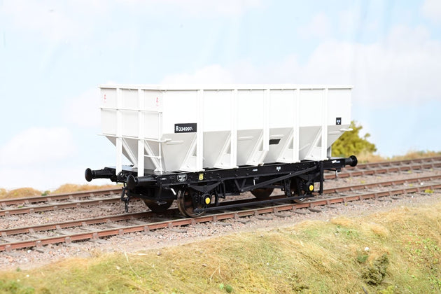 Accurascale 7mm O Gauge ACC1032-HUO-O-I BR Grey 24.5T HOP/HUO Coal Hopper No.B334997 - Boxed