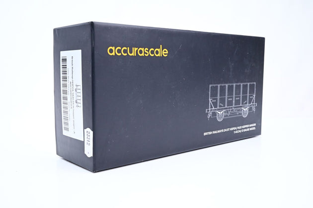 Accurascale 7mm O Gauge ACC1032-HUO-O-A BR Grey 24.5T HOP/HUO Coal Hopper No.333365 - Boxed