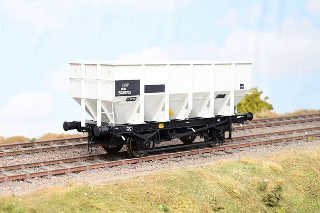 Accurascale 7mm O Gauge ACC1032-HUO-O-C BR Grey 24.5T HOP/HUO Coal Hopper No.335703 - Boxed