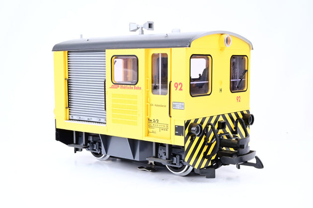LGB G Gauge 27410 RhB Tractor Loco Tm 2/2, MTS S/H - DCC Fitted, Boxed