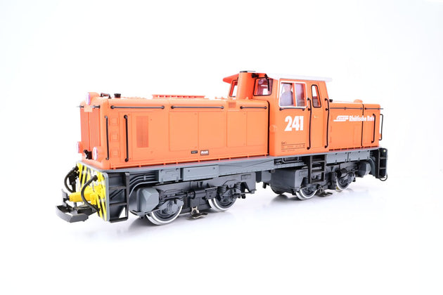 LGB G Gauge 25510 Special Edition Orange "RhB / Rhatische Bahn" Diesel Locomotive Gm 4/4 241 - DCC Fitted, Boxed