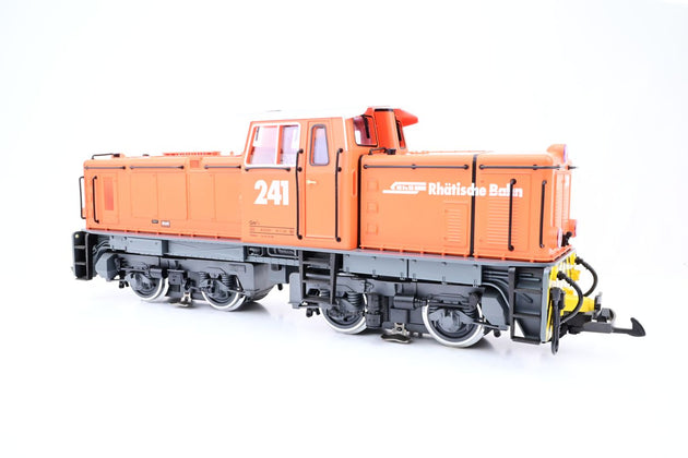 LGB G Gauge 25510 Special Edition Orange "RhB / Rhatische Bahn" Diesel Locomotive Gm 4/4 241 - DCC Fitted, Boxed