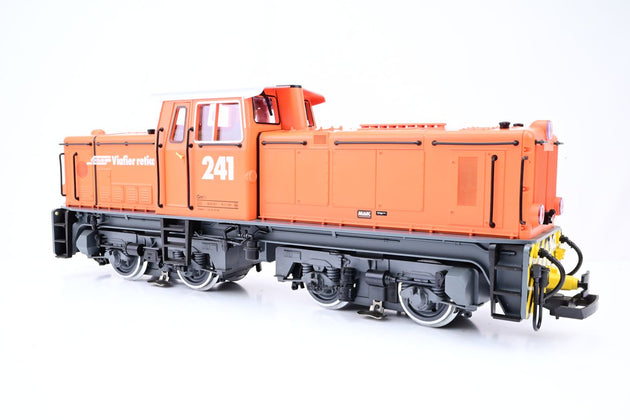 LGB G Gauge 25510 Special Edition Orange "RhB / Rhatische Bahn" Diesel Locomotive Gm 4/4 241 - DCC Fitted, Boxed