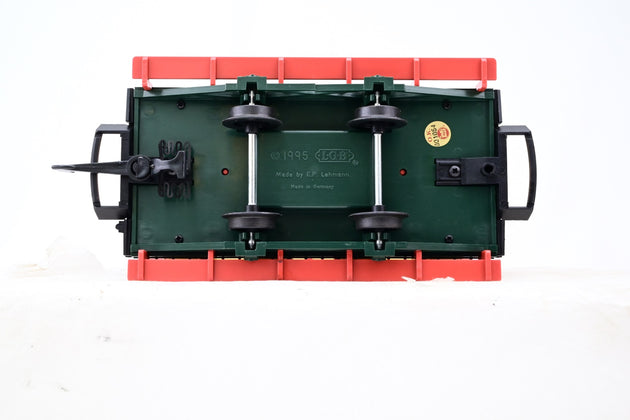 LGB G Gauge Pair of Grizzly Flats Railroad Coaches - Unboxed