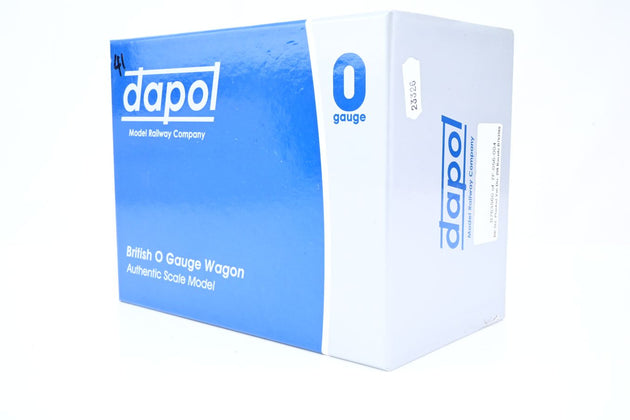 Dapol O Gauge BR Bauxite 12T Ventilated Goods Van w/ Planked Sides No.B763560 - Renumbered, Boxed