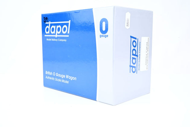 Dapol O Gauge BR Bauxite 12T Ventilated Goods Van w/ Planked Sides No.B763574 - Renumbered, Boxed