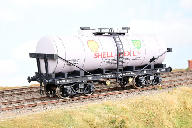 Darstaed O Gauge Shell Mex Ltd. Bogie Tanker Wagon No.2016 - Boxed