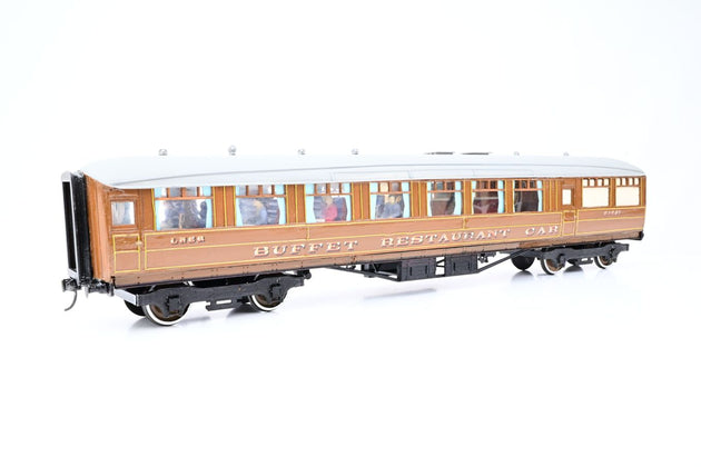 Kit Built O Gauge Rake of 4 LNER Teak Gresley Coaches - Unboxed