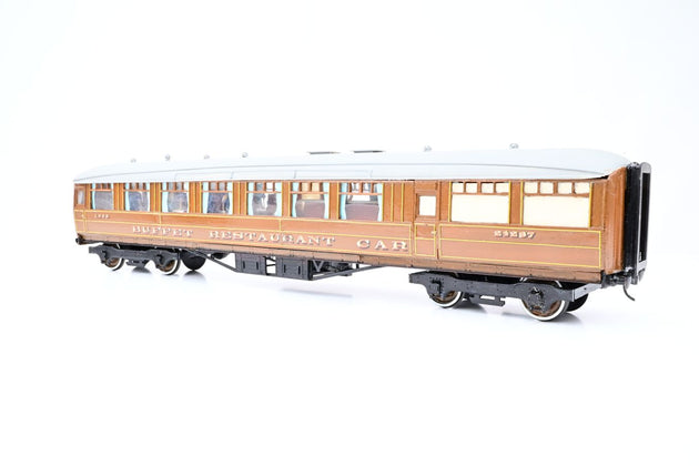 Kit Built O Gauge Rake of 4 LNER Teak Gresley Coaches - Unboxed