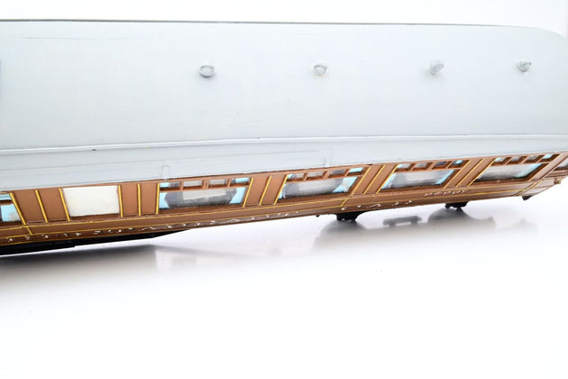 Kit Built O Gauge Rake of 4 LNER Teak Gresley Coaches - Unboxed