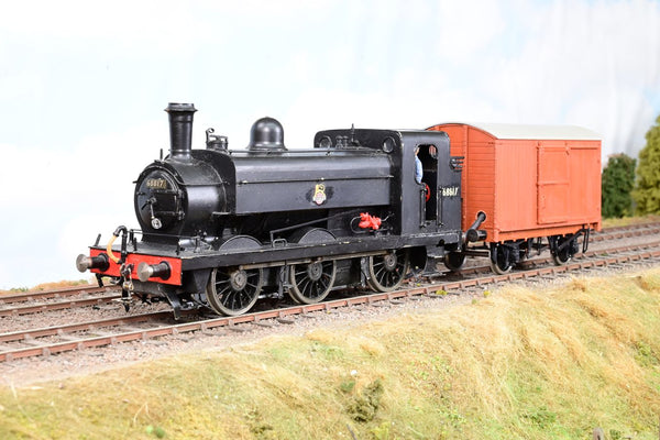 Kit Built O Gauge BR Black J52 No.68817 and Vent Van - Fosworks Radio Control