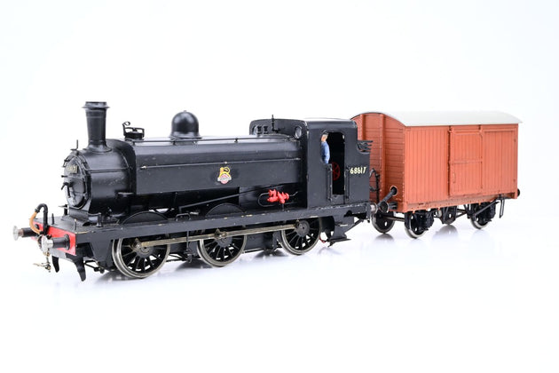 Kit Built O Gauge BR Black J52 No.68817 and Vent Van - Fosworks Radio Control