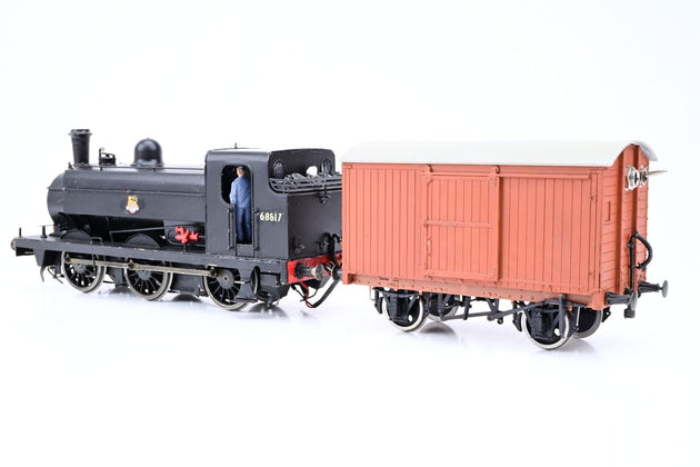 Kit Built O Gauge BR Black J52 No.68817 and Vent Van - Fosworks Radio Control